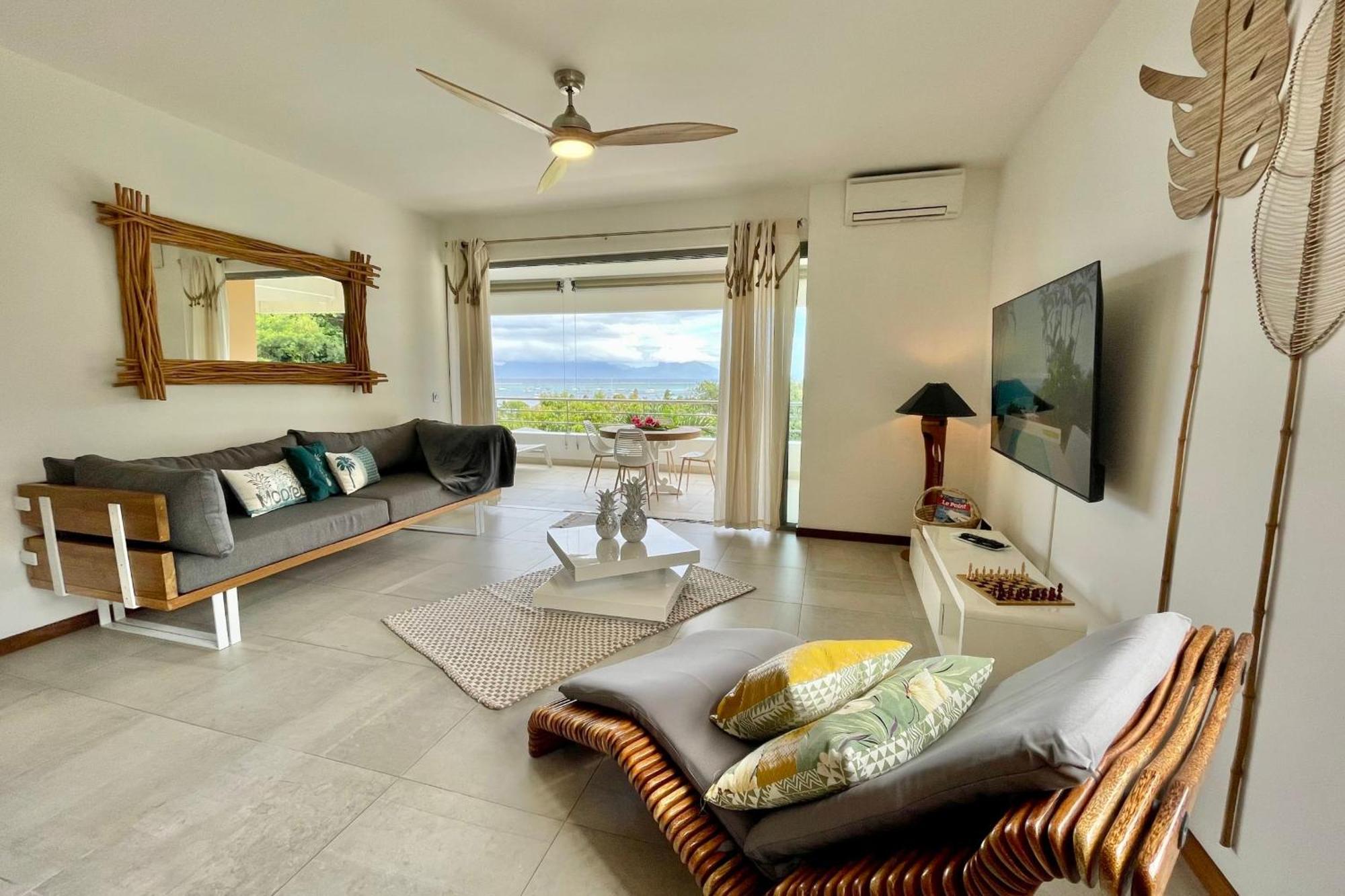 Manuia Luxury Apartment - Tahiti Punaauia -Wi-Fi Netflix Pool & Gym Eksteriør bilde